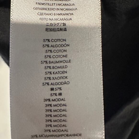 Michael Kors Size XL Gray Scoop Neck Stretch Side Zip Logo Work Office Blouse - Picture 5 of 8